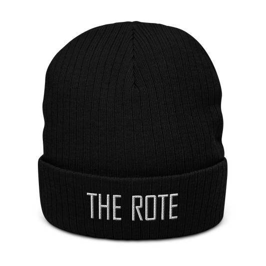 The Rote Ribbed Knit Beanie